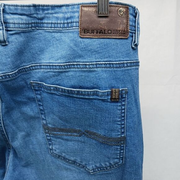 Buffalo  David Button Axel Slim Stretch Denim Jeans 5 Pocket Men's 40x32-*(31)** - Picture 4 of 13